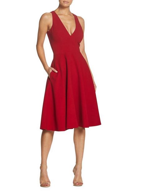 red-fit-and-flare-dress-84_2 Red fit and flare dress