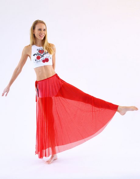 red-long-skirt-98 Red long skirt