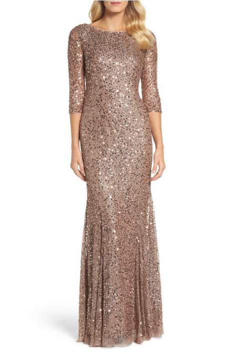 rose-gold-dress-with-sleeves-55_8 Rose gold dress with sleeves