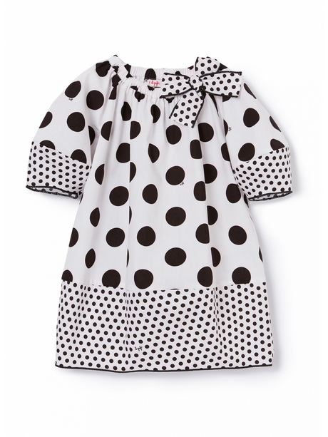 white-dress-with-black-polka-dots-45_7 White dress with black polka dots