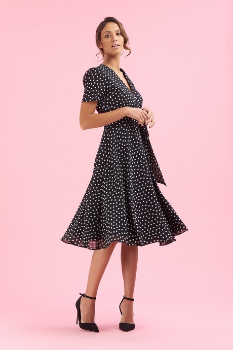 black-and-white-polka-dot-wrap-dress-24_2 Black and white polka dot wrap dress