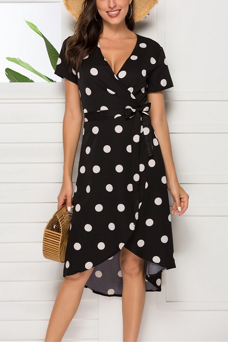 black-and-white-polka-dot-wrap-dress-24_5 Black and white polka dot wrap dress