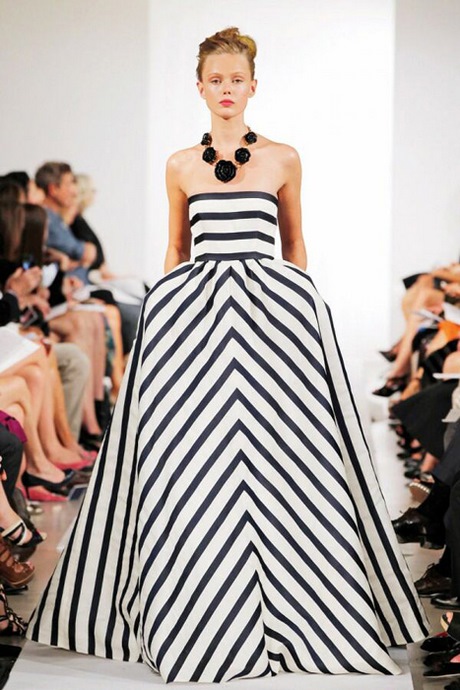 black-and-white-striped-wedding-dress-01_12 Black and white striped wedding dress