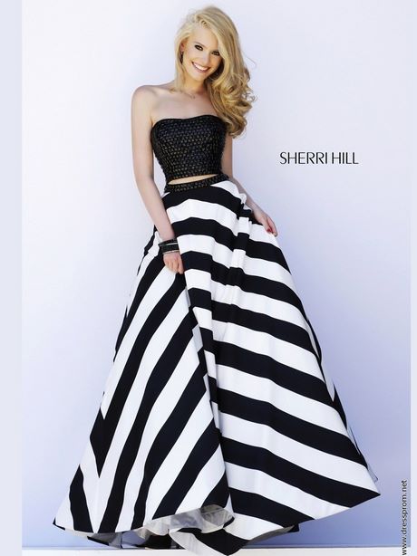 black-and-white-striped-wedding-dress-01_15 Black and white striped wedding dress
