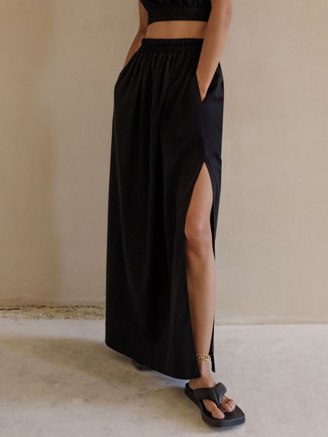 black-linen-maxi-skirt-37_14 Black linen maxi skirt