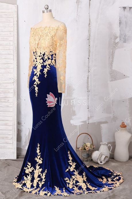 royal-blue-and-gold-formal-dress-59_14 Royal blue and gold formal dress