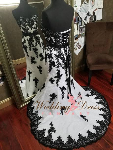 unique-black-and-white-wedding-dresses-19_13 Unique black and white wedding dresses