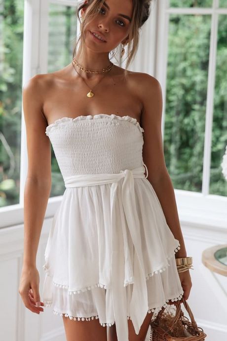 white-strapless-sundress-03 White strapless sundress