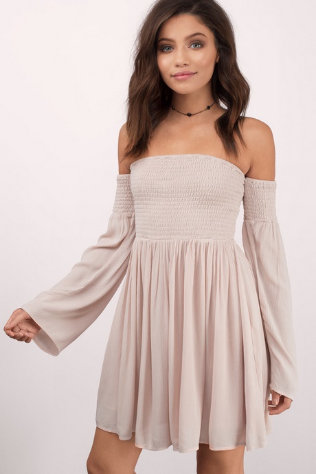 beige-skater-dress-02_16 Beige skater dress