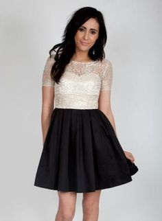 black-and-cream-skater-dress-41_13 Black and cream skater dress