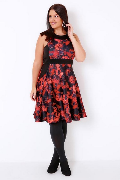 black-and-red-skater-dress-06_9 Black and red skater dress