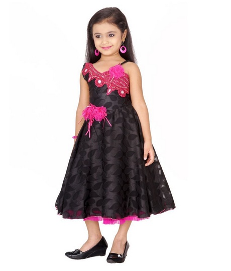 black colour short frock