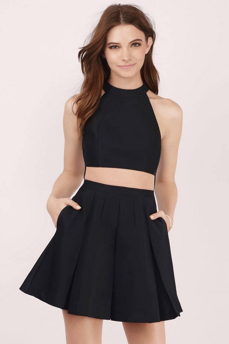 black-halter-skater-dress-02_3 Black halter skater dress