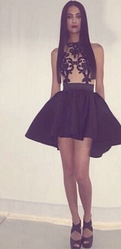 black-lace-top-skater-dress-49_8 Black lace top skater dress