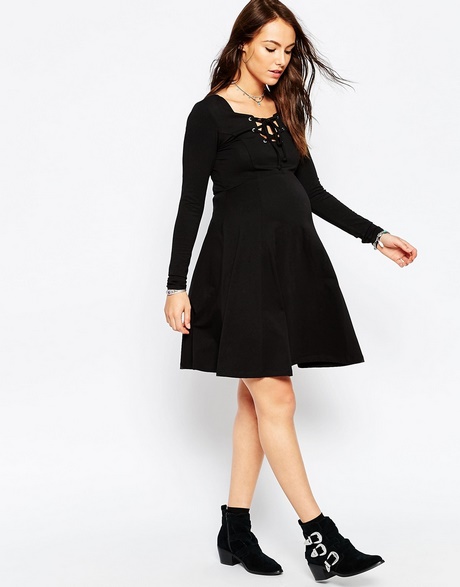 black-lace-up-skater-dress-34_2 Black lace up skater dress