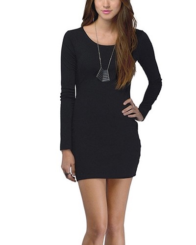 black-long-sleeve-short-dress-10_15 Black long sleeve short dress