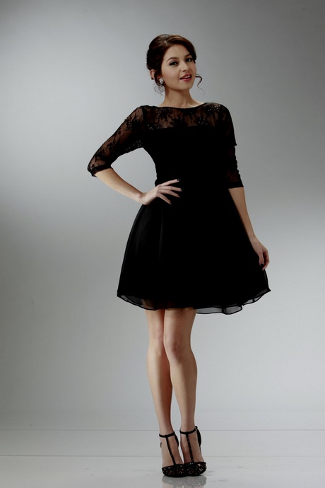 black-long-sleeve-short-dress-10_7 Black long sleeve short dress