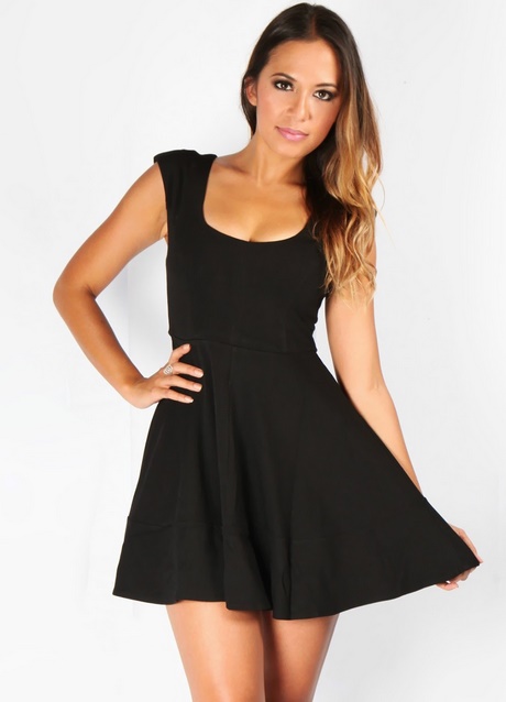 black-mini-skater-dress-18_18 Black mini skater dress