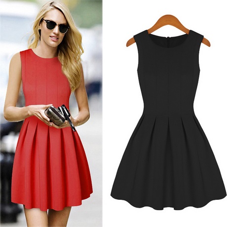 black-sleeveless-skater-dress-05_2 Black sleeveless skater dress