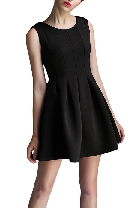 black-sleeveless-skater-dress-05_3 Black sleeveless skater dress