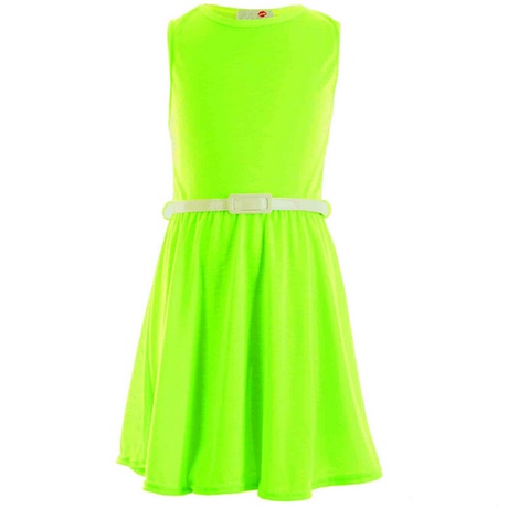 bright-green-skater-dress-87_4 Bright green skater dress