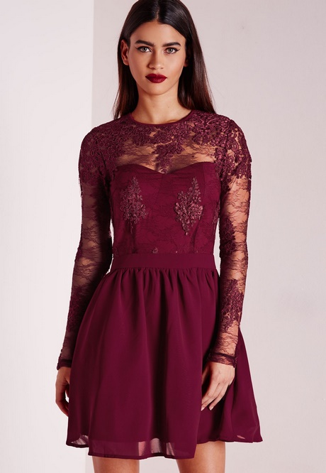 burgundy-lace-skater-dress-42_6 Burgundy lace skater dress