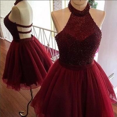 burgundy-prom-dresses-short-16_19 Burgundy prom dresses short