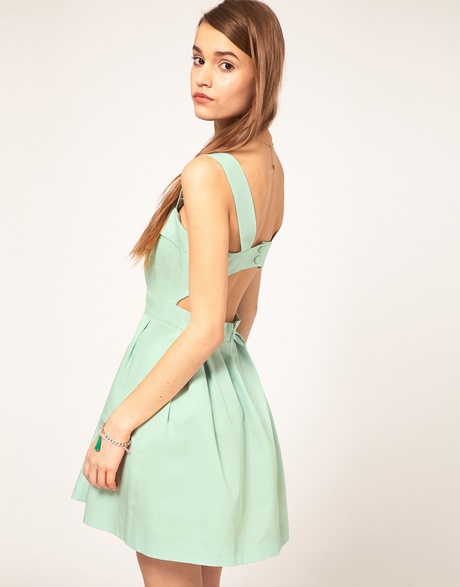 cut-out-back-skater-dress-55 Cut out back skater dress