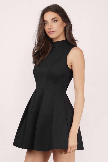 cute-black-skater-dress-80 Cute black skater dress