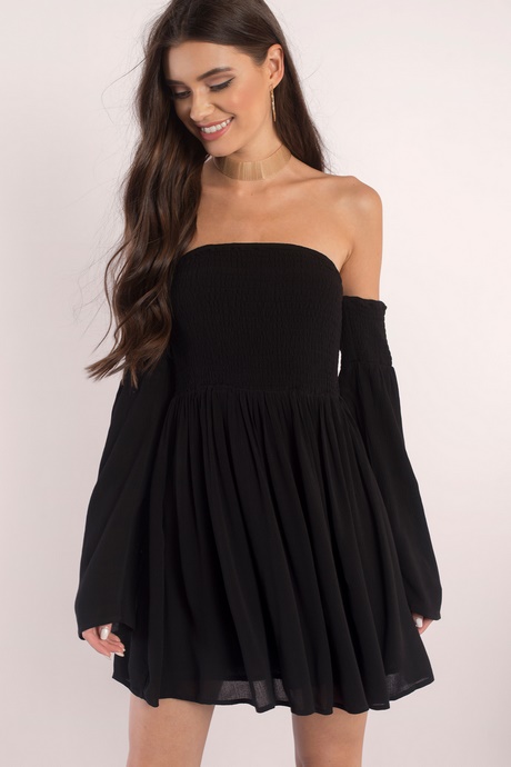 cute-black-skater-dress-80_11 Cute black skater dress