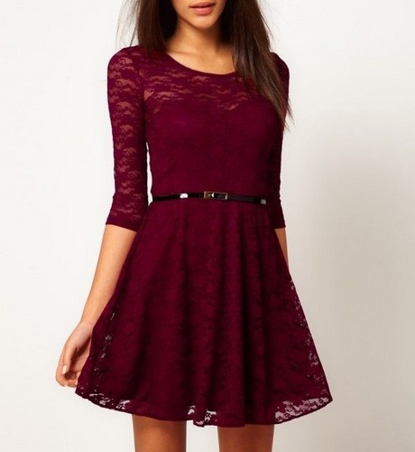 dark-red-skater-dress-88_7 Dark red skater dress