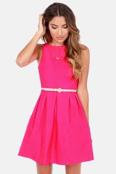 hot-pink-skater-dress-32_9 Hot pink skater dress