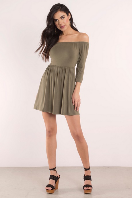 khaki-skater-dress-40_2 Khaki skater dress