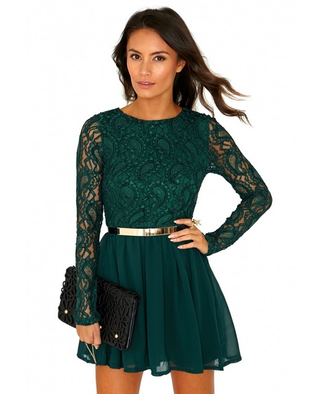 lace-full-sleeve-skater-dress-12_8 Lace full sleeve skater dress