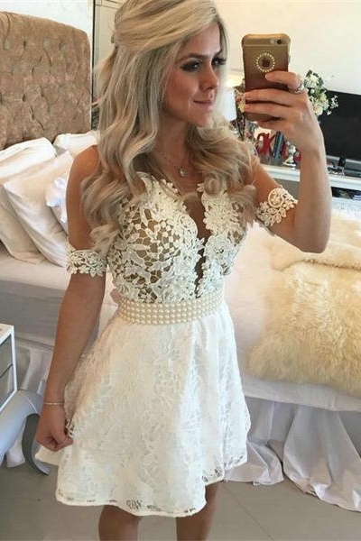 lace-short-homecoming-dresses-34 Lace short homecoming dresses