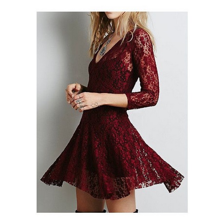 lace-short-sleeve-skater-dress-73_7 Lace short sleeve skater dress