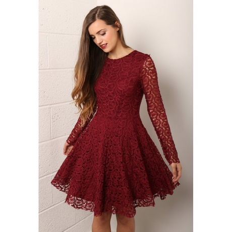 long-sleeve-burgundy-skater-dress-58_8 Long sleeve burgundy skater dress
