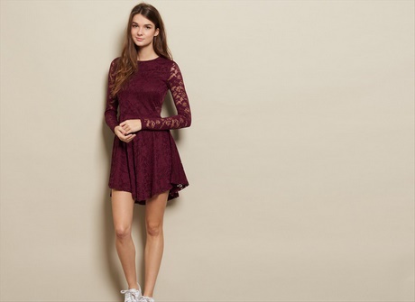 long-sleeve-cut-out-skater-dress-35 Long sleeve cut out skater dress