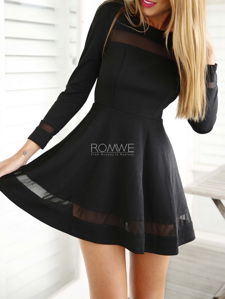 long-sleeve-flare-dress-28_2 Long sleeve flare dress