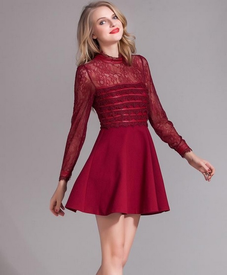 long-sleeve-flare-dress-28_3 Long sleeve flare dress