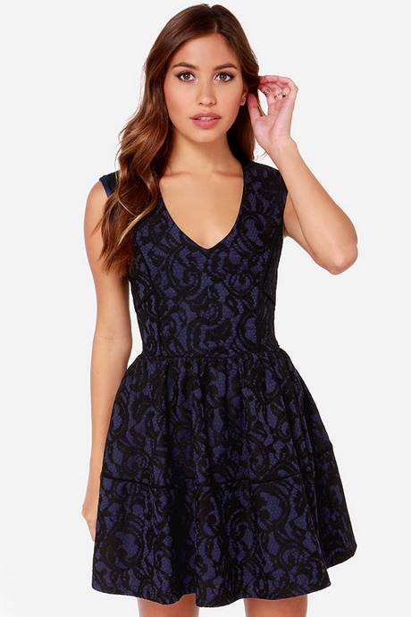 navy-blue-lace-skater-dress-96_14 Navy blue lace skater dress