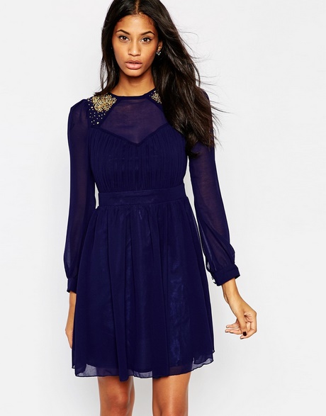 navy-long-sleeve-skater-dress-17_3 Navy long sleeve skater dress