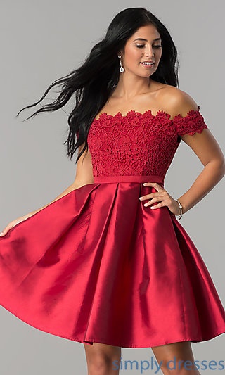 off-the-shoulder-homecoming-dress-68_13 Off the shoulder homecoming dress