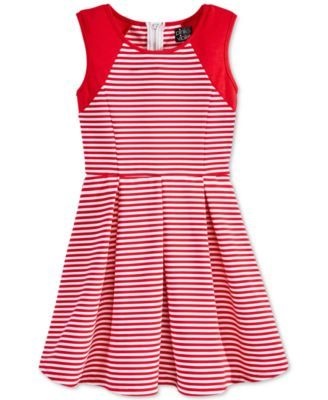 red-and-white-striped-skater-dress-65_5 Red and white striped skater dress