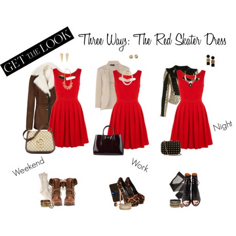 red-skater-dress-outfit-70_17 Red skater dress outfit