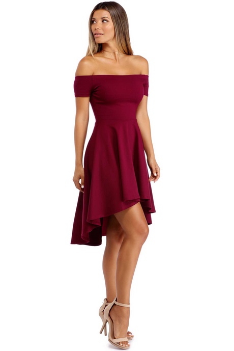 red-strapless-skater-dress-93_2 Red strapless skater dress