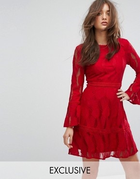 red-strappy-skater-dress-89_9 Red strappy skater dress