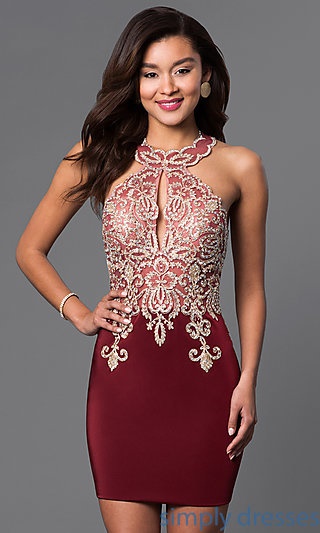 short-burgundy-prom-dresses-44_14 Short burgundy prom dresses