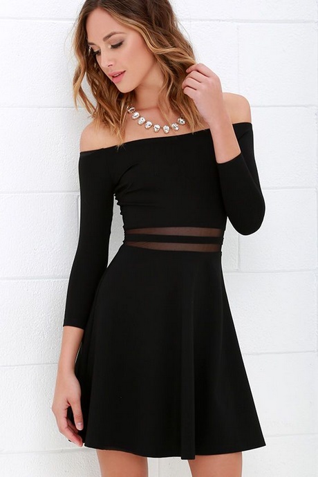 simple-black-skater-dress-48_14 Simple black skater dress