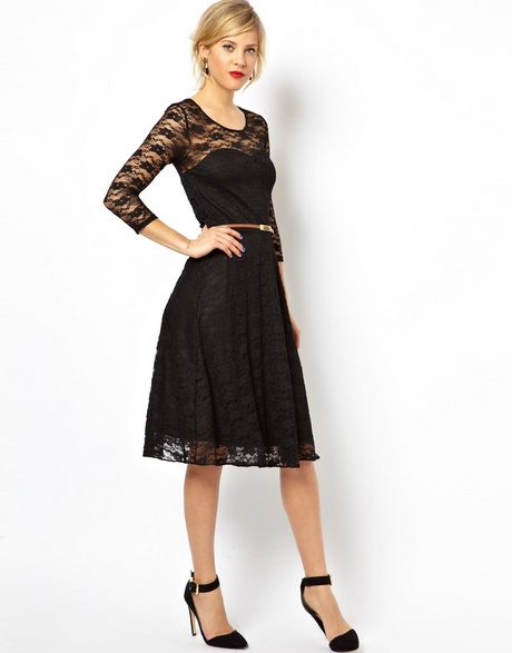 skater-dress-with-lace-sleeves-49_2 Skater dress with lace sleeves